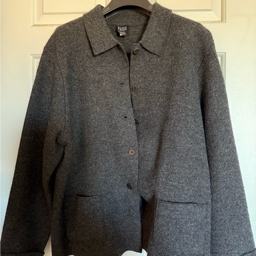 Ellen Fisher Classic Wool Jacket - Petite Large